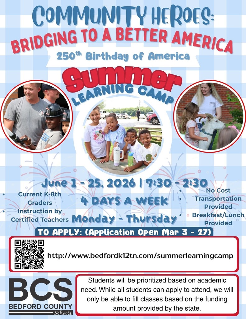 Summer Learning Camp English Flyer