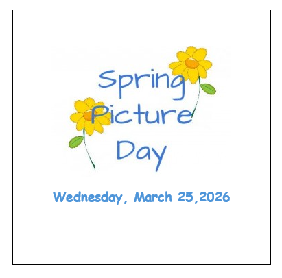Spring Picture day March 25th
