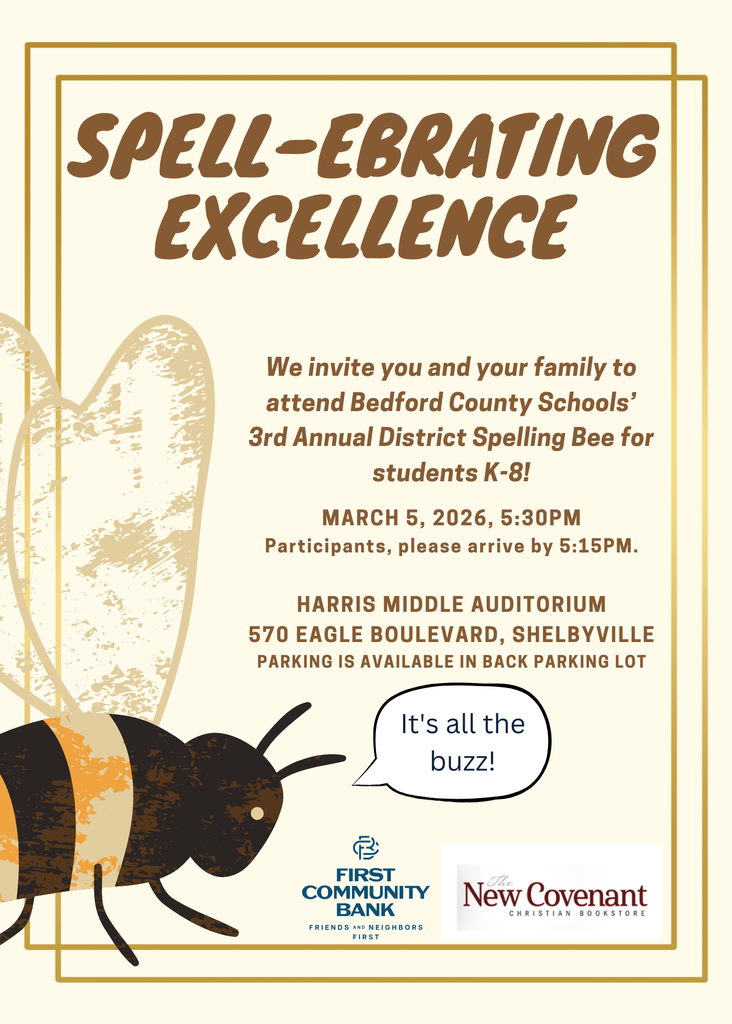 Invitation to the Districtwide Spelling Bee in English