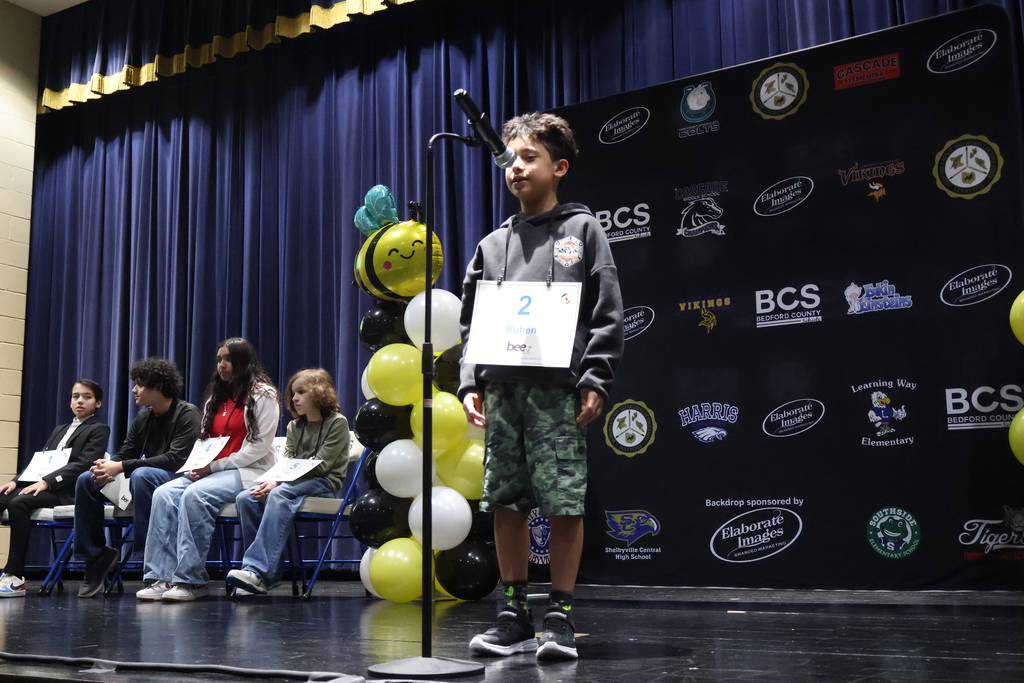 Districtwide Spelling Bee 6-8 participant