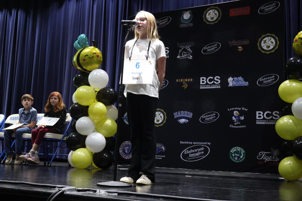Districtwide Spelling Bee 3-5 participant