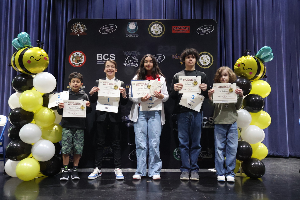 Districtwide Spelling Bee 6-8 Participants