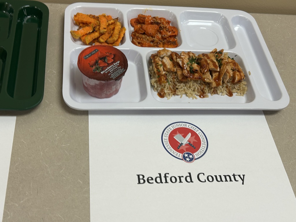 Bedford County students food display
