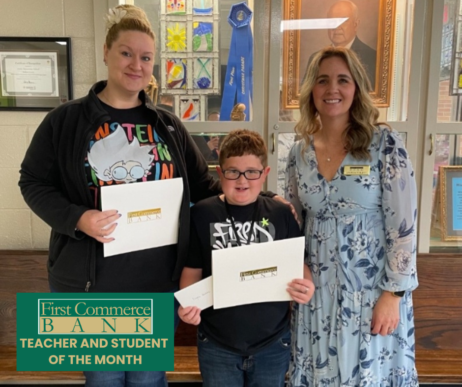 Eakin Elementary School Student and Teacher Presentation from First Commerce Bank