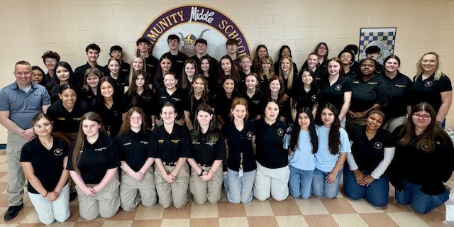 Community High School Criminal Justice Student Organization Group Picture