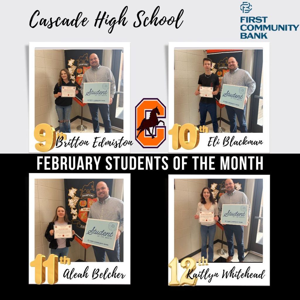 Students of the month