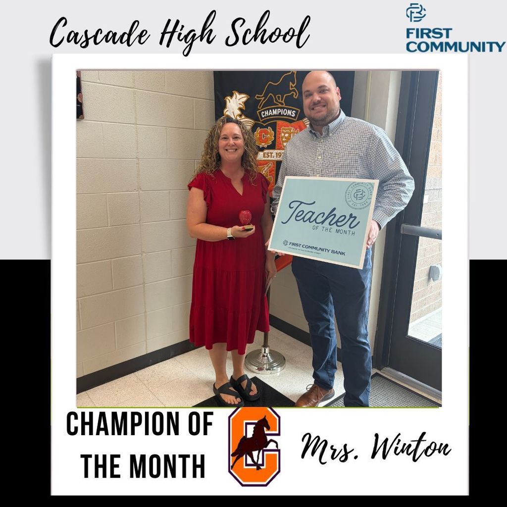 Champion of the Month: Mrs Winton