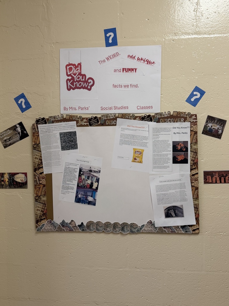 Did You Know Poster display