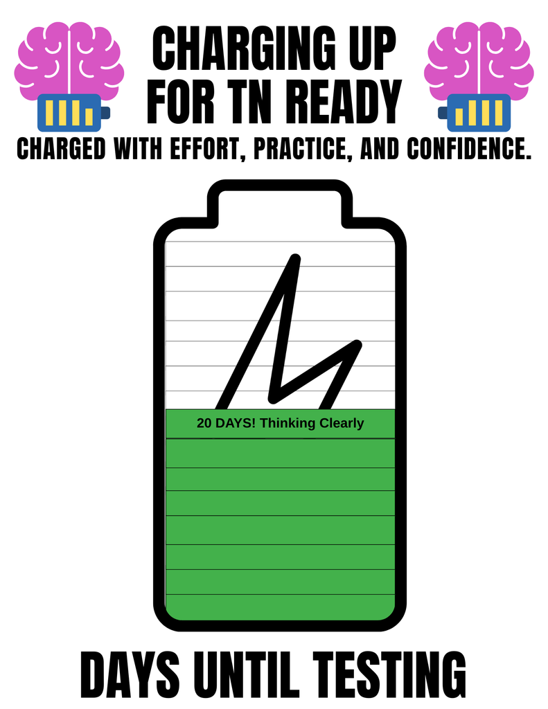 20 Days Until TCAP Testing!