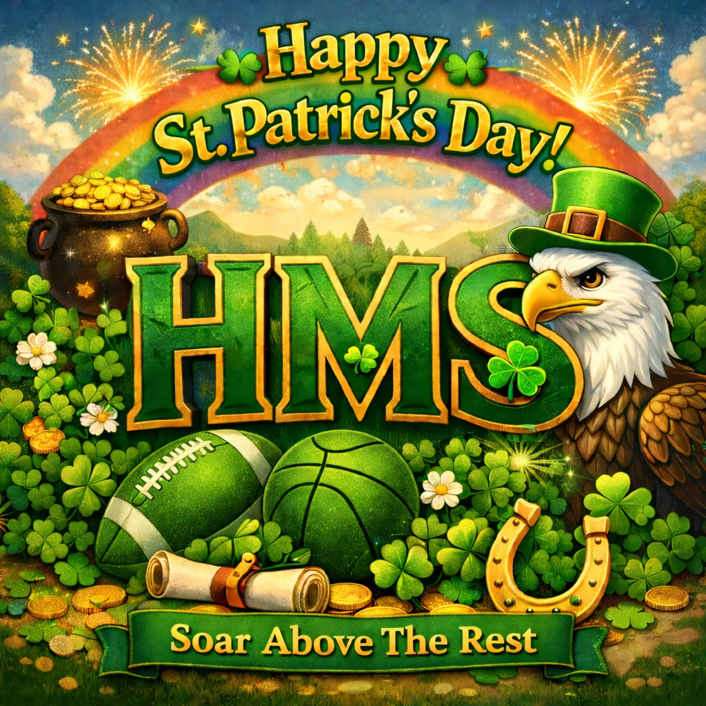 Happy St. Patrick's Day from all of us HMS