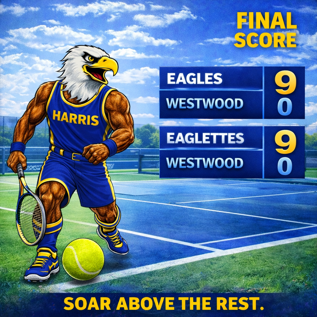 HMS Eagles and Eaglettes both went 9-0 versus Westwood!