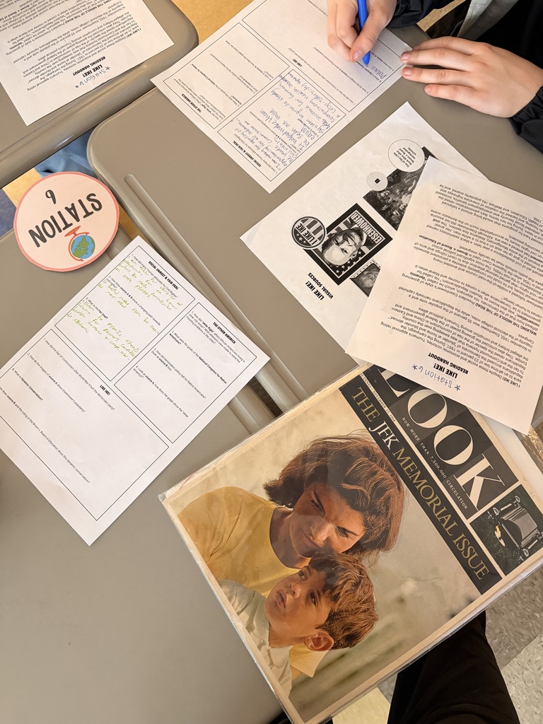 Artifacts from the 1950s and 1960s.