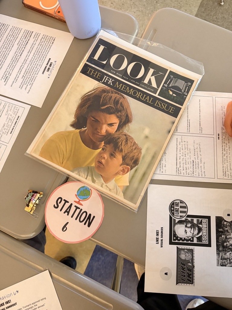 Artifacts from the 1950s and 1960s.