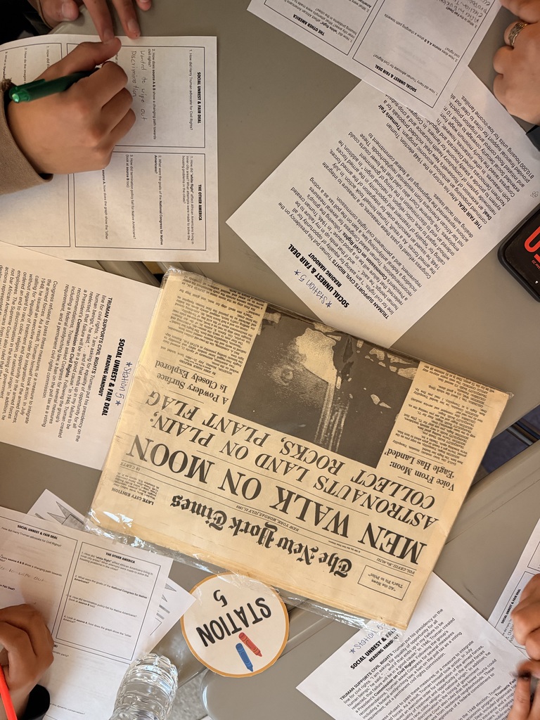 Artifacts from the 1950s and 1960s.