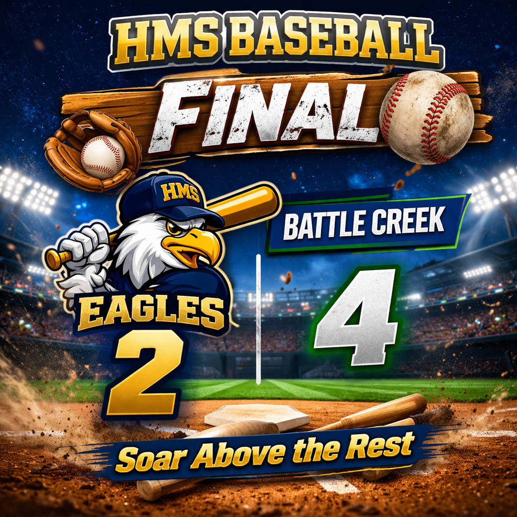 HMS Baseball drops to 6-1 on the season after falling to Battle Creek 4-2