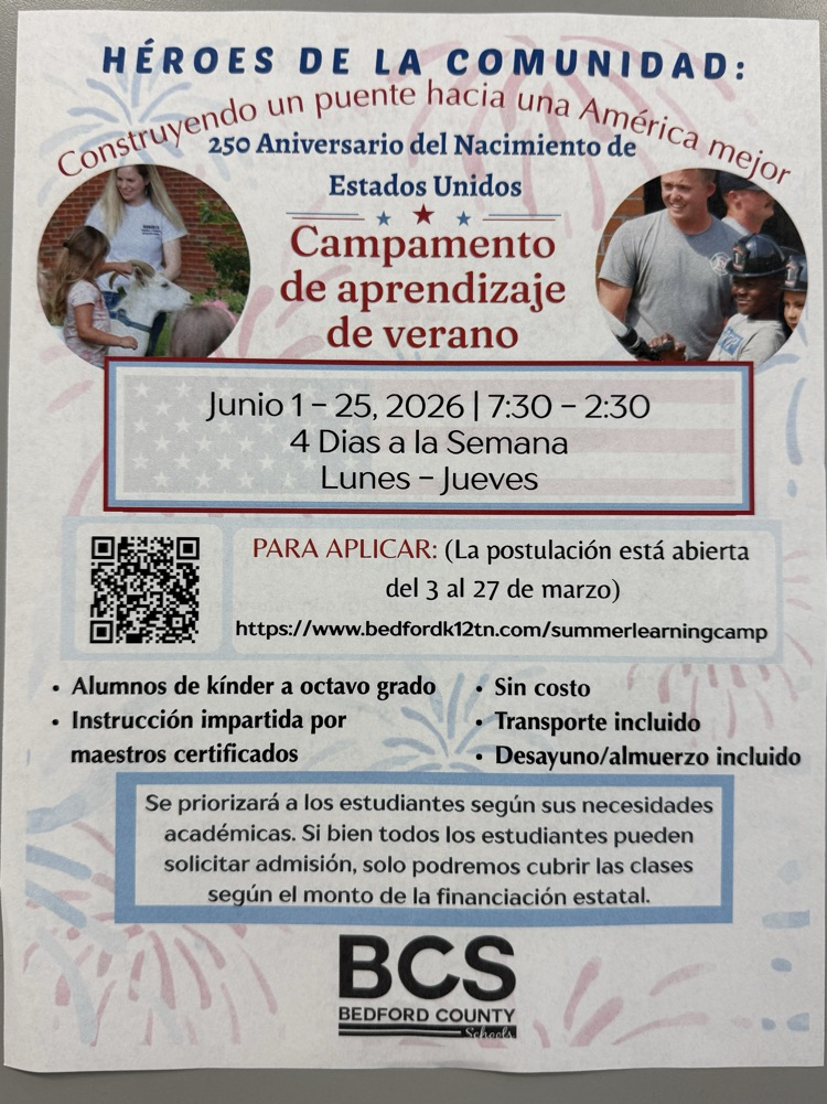 summer learning camp signup