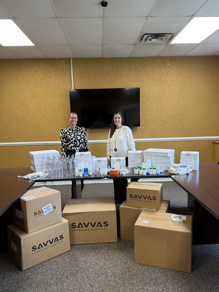 STEM and Science supplies that were purchased from generous donation by United Communications.