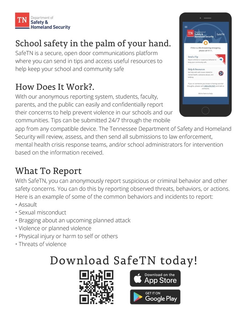 SafeTN Flyer