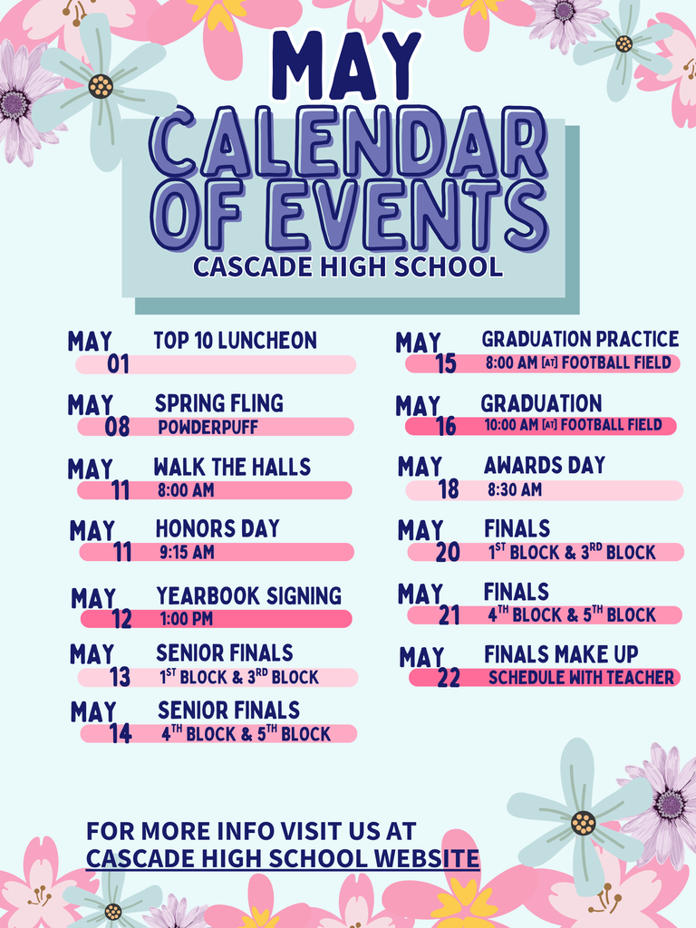 May Spring Dates