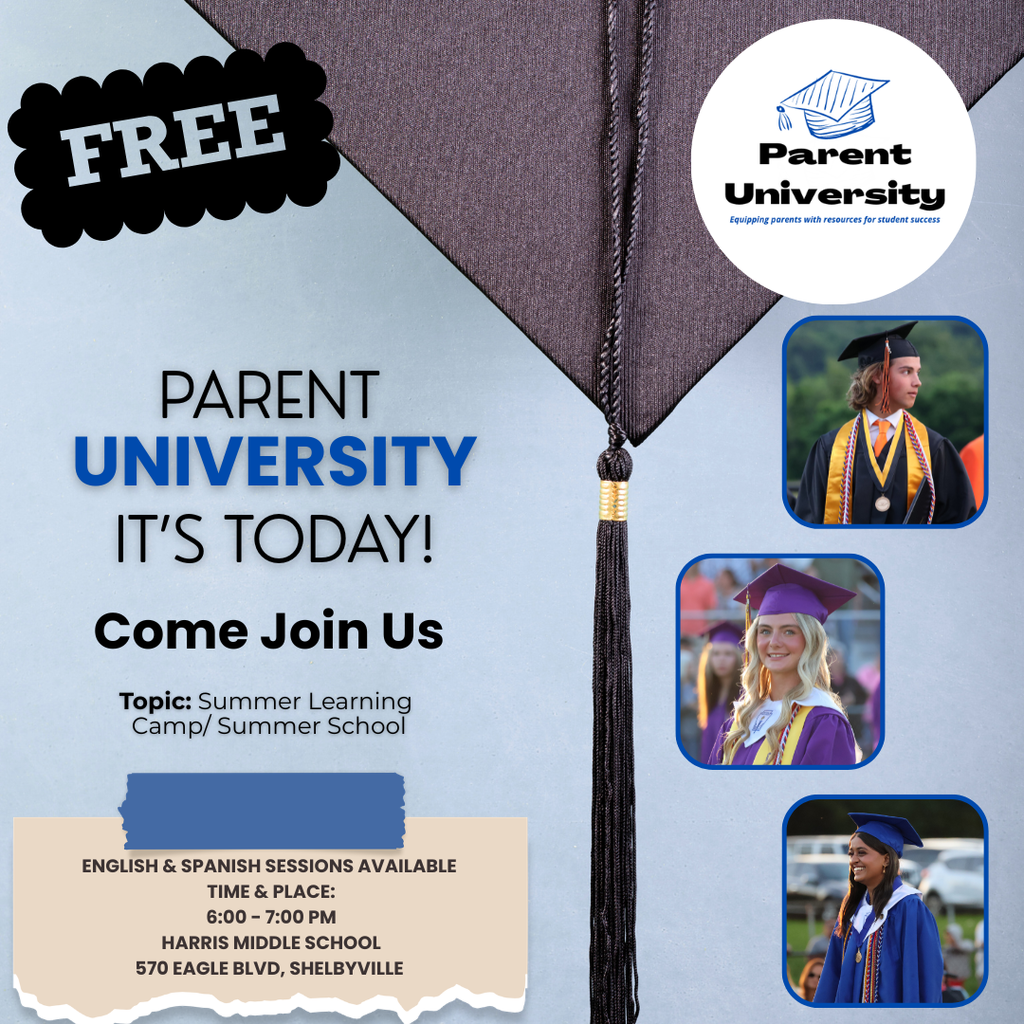 Parent University - April 9 - Summer Learning Camp