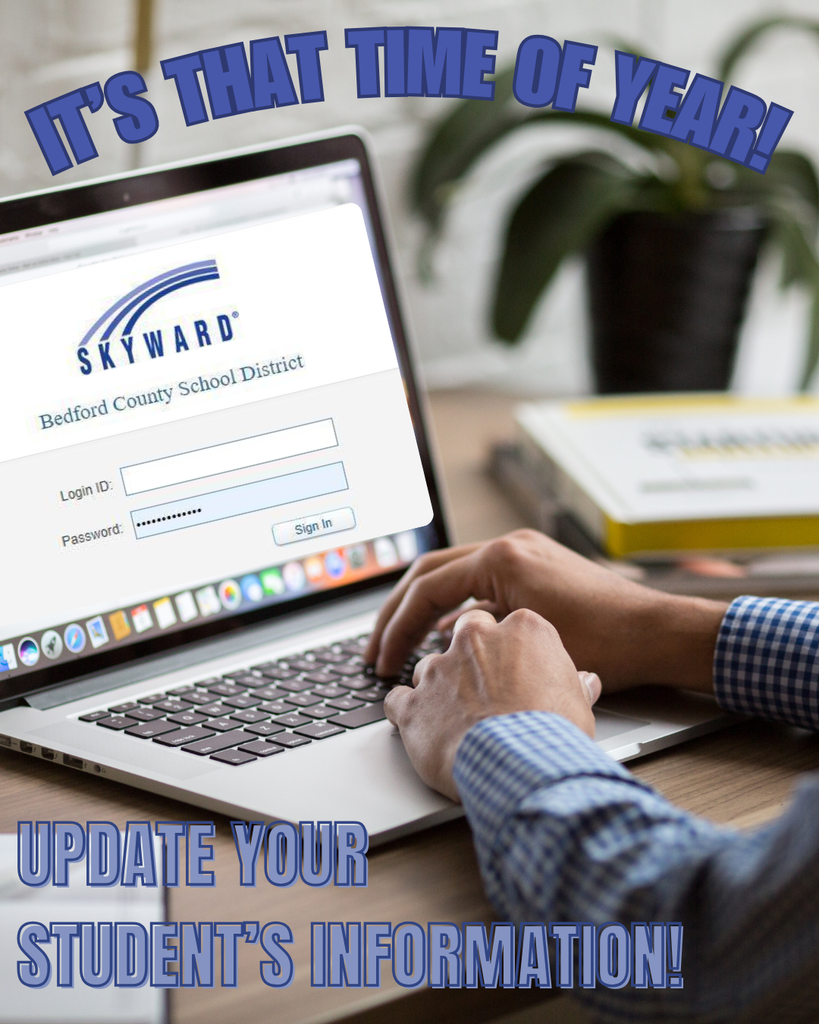 update your student's information