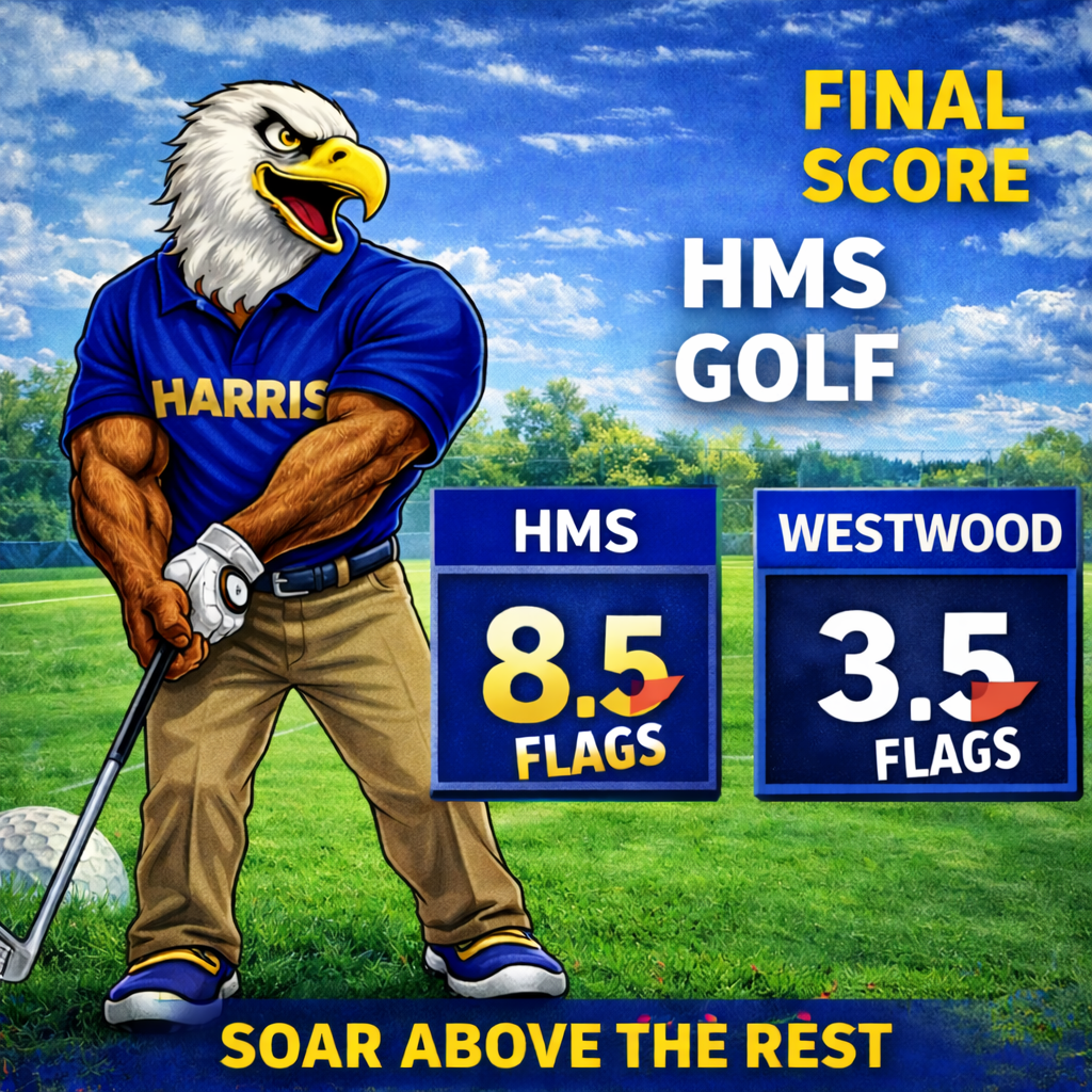 HMS Golf 8.5 flags over Westwood 3.5 flags