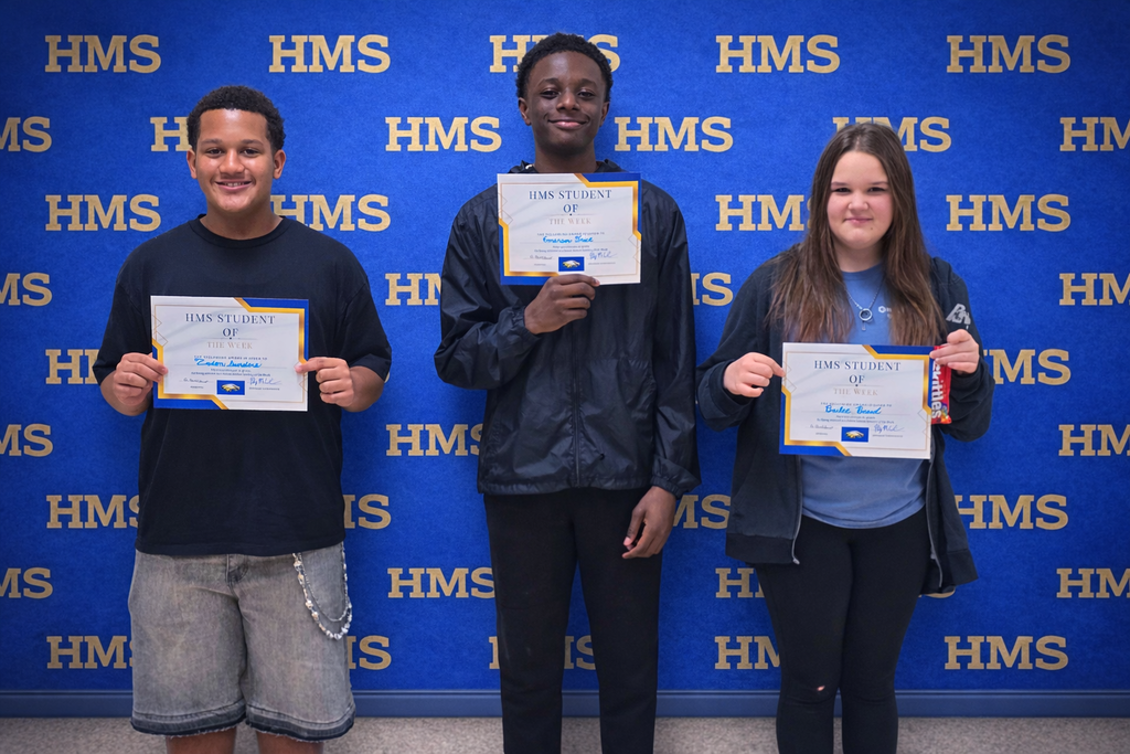 HMS Students of the Week for 4/6-4/10