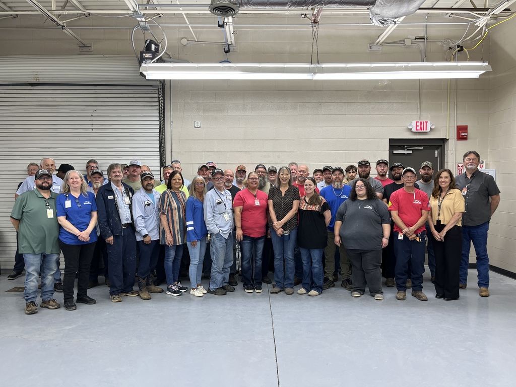Group photo of the Bedford County Schools Maintenance Team