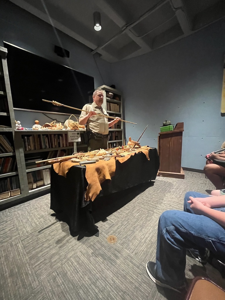 Students are learning about artifacts