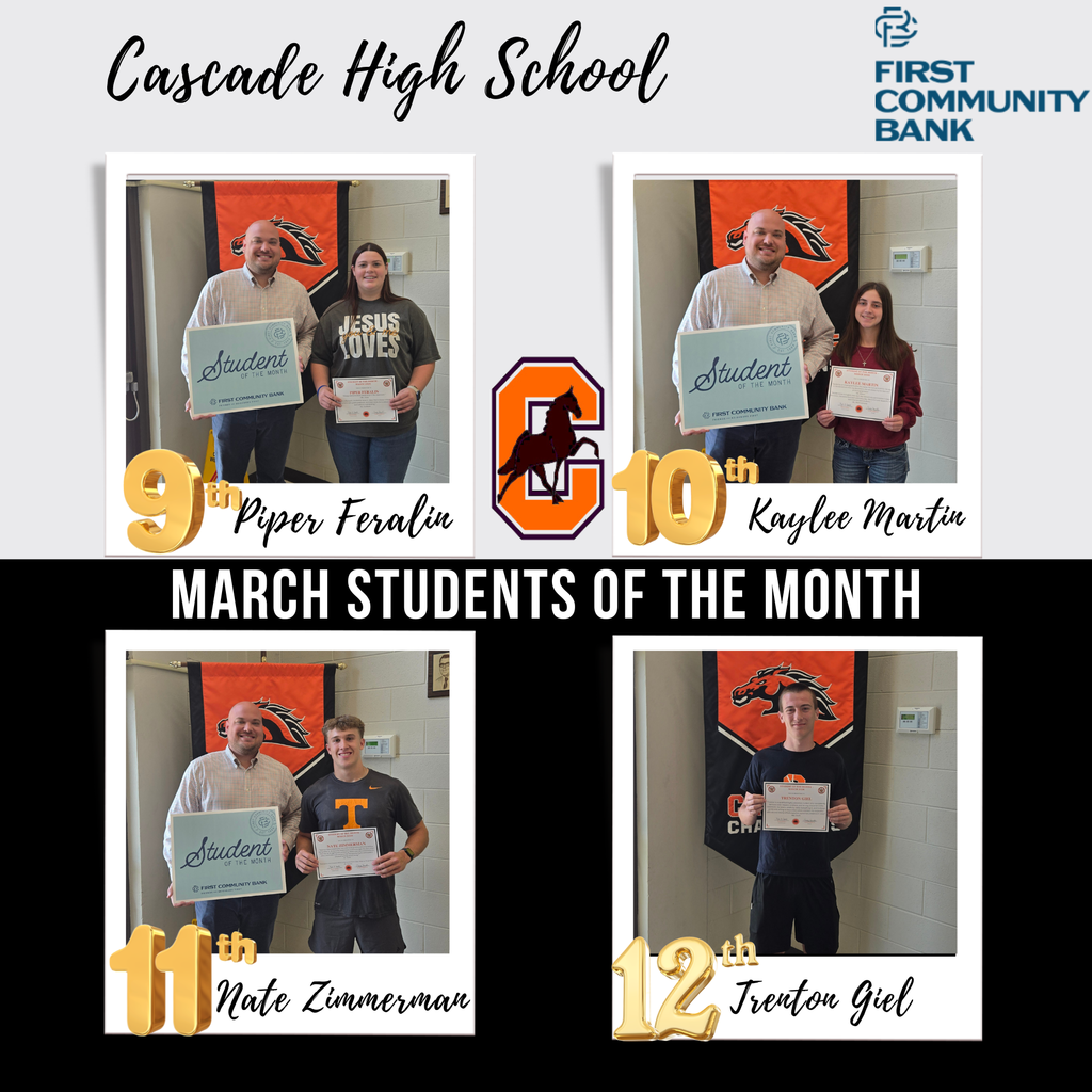 Students of the month
