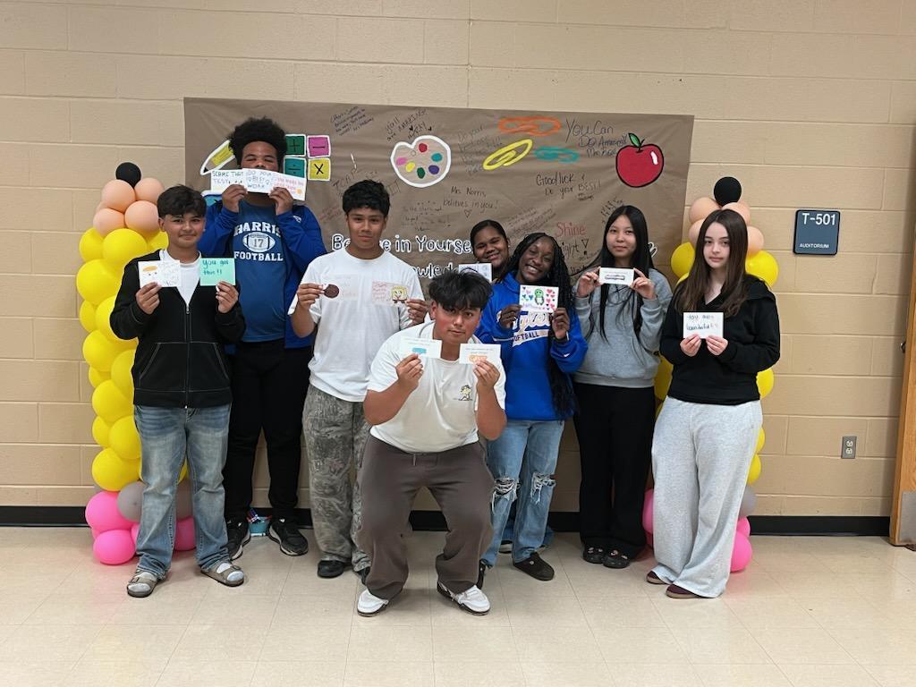 HMS Students say thank to the 12:12 program at SCHS