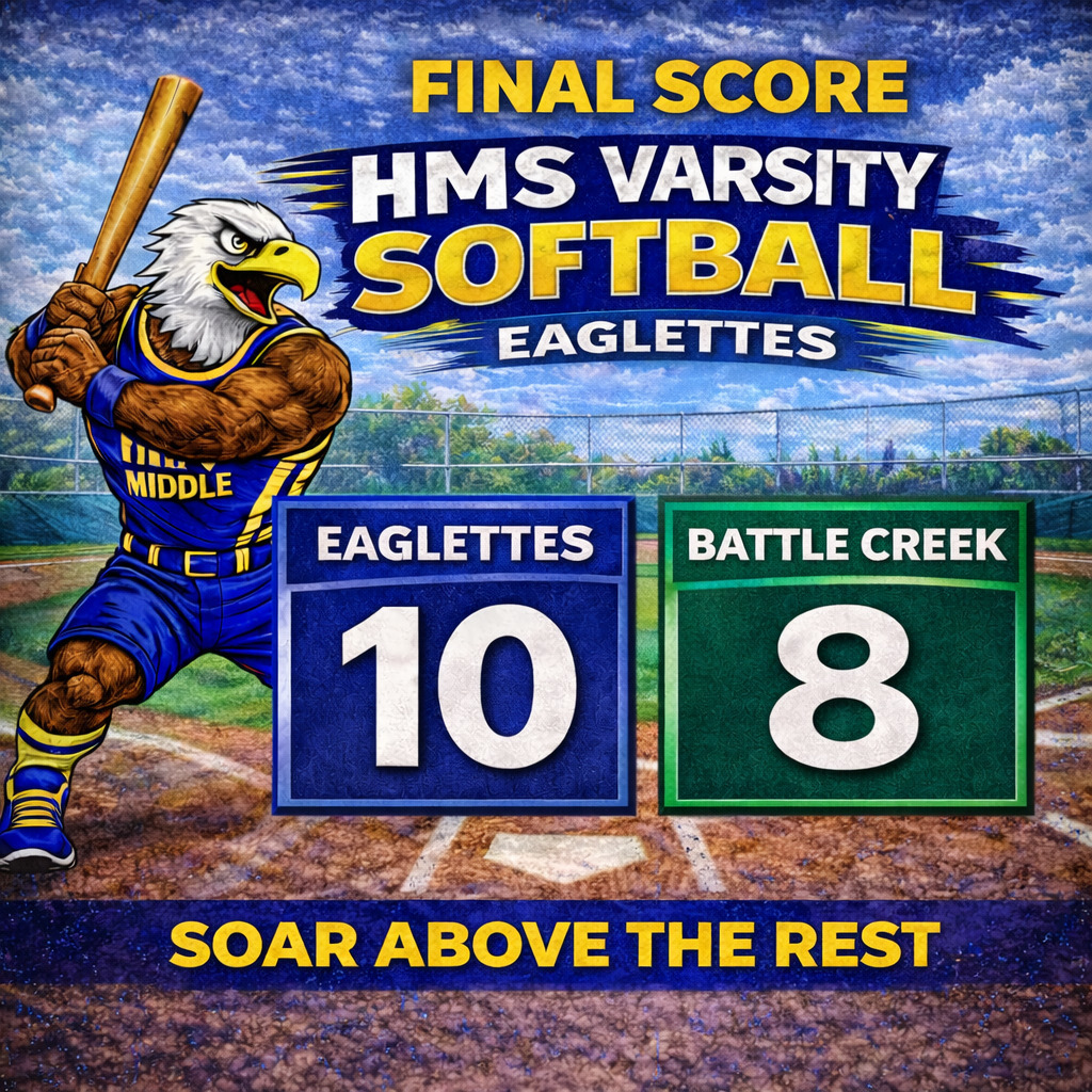 HMS Varsity Softball: Eaglettes 10 Battle Creek 8 