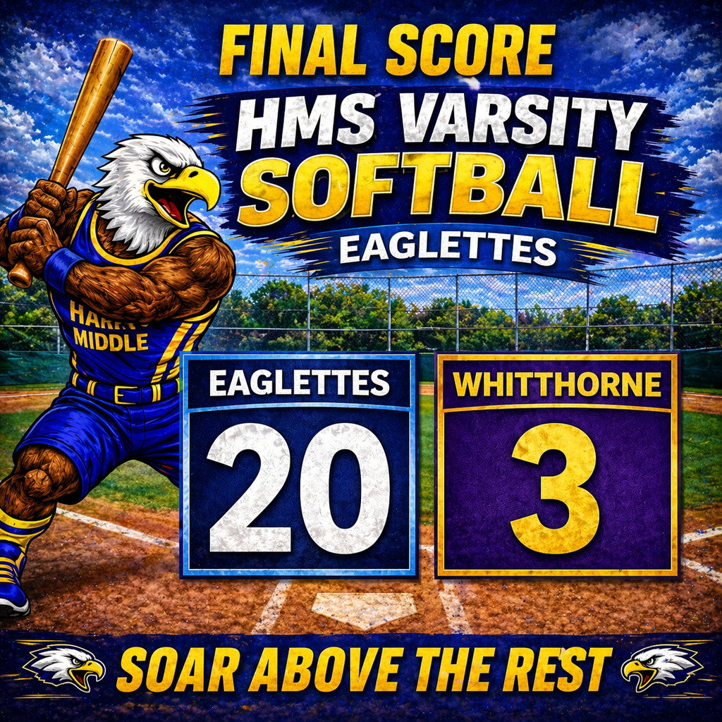 HMS Varsity Softball: Eaglettes 20, Whitthorne 3 