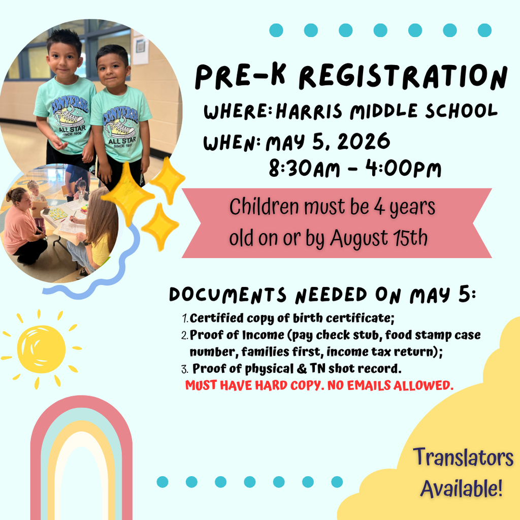 Pre-K Registration Info