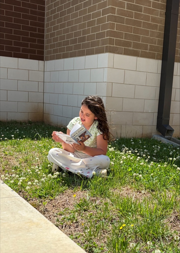 reading outside