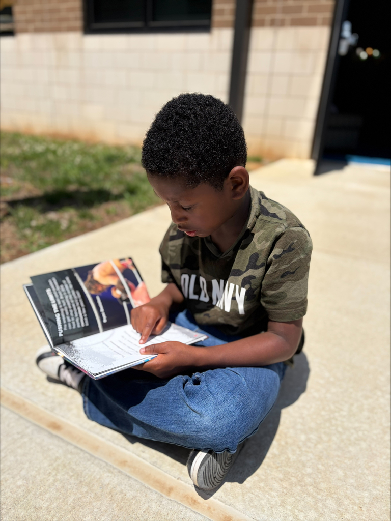 reading outside