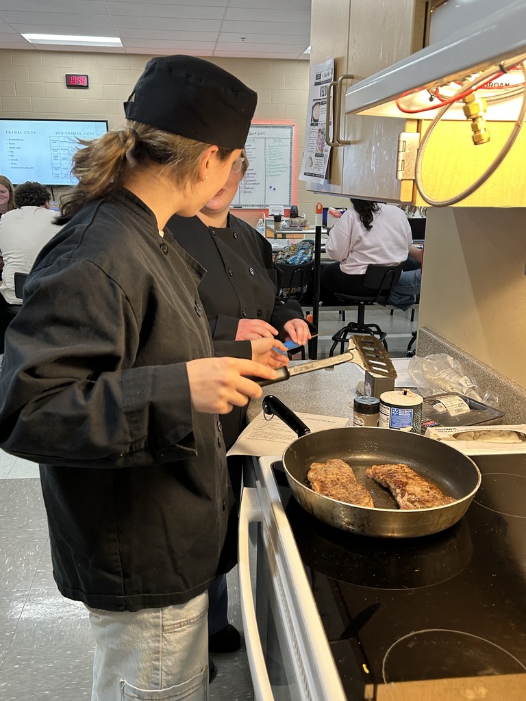 Culinary Arts III students learn about beef.