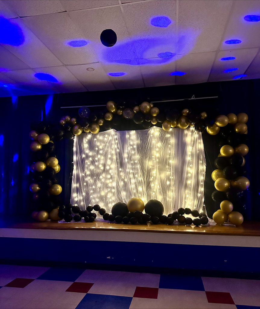 Decorations at the dance. 