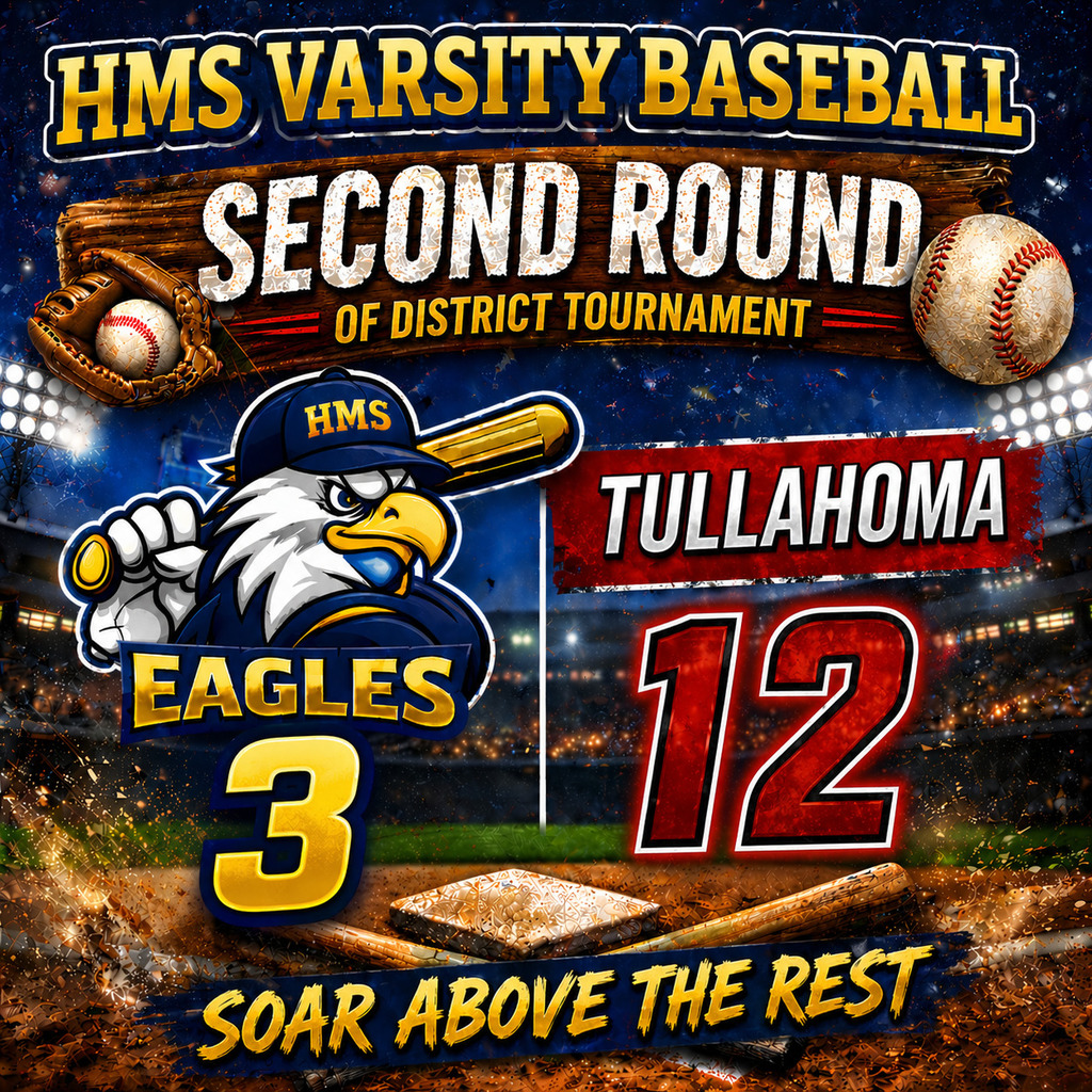 HMS Varsity Baseball season over after 2nd round loss to Tullahoma 12-3