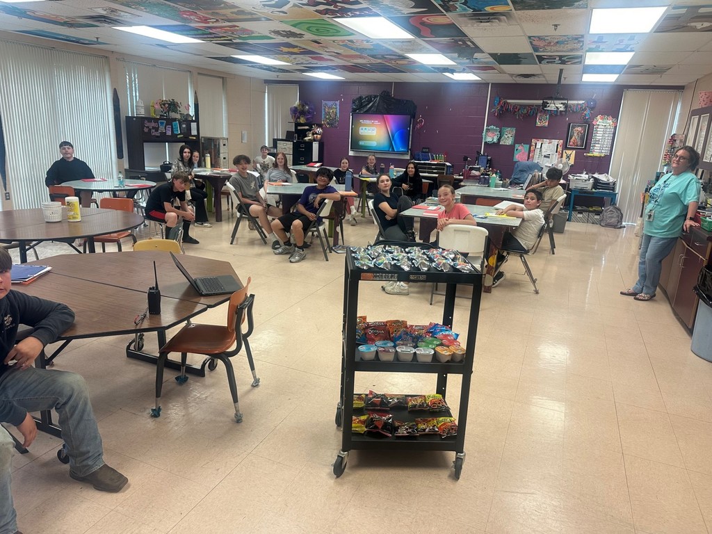 students sitting in a room
