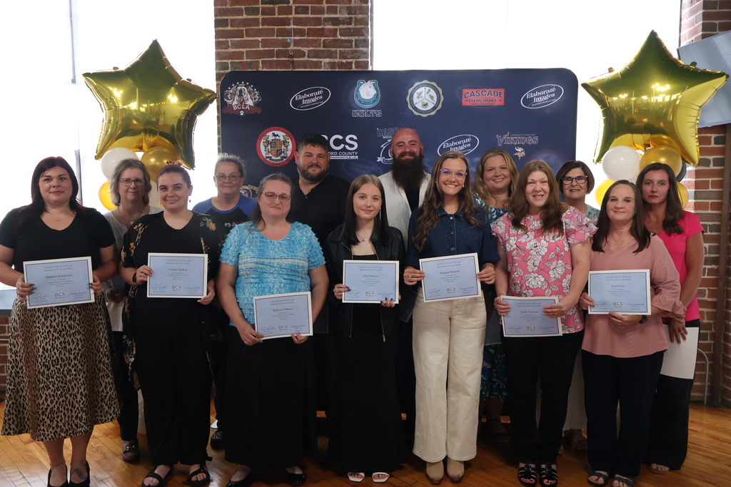 Group photo at the Support Staff of the Year Celebration.