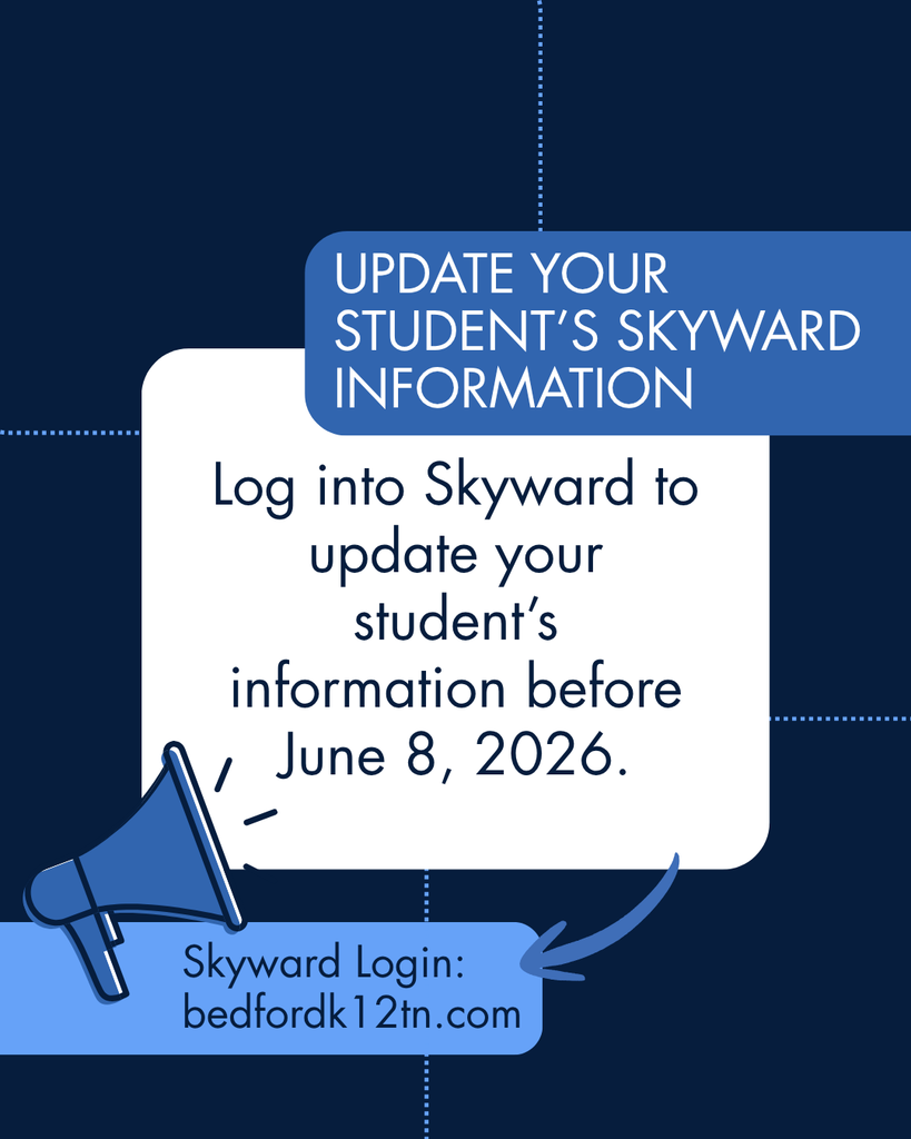 Update your student's Skyward information graphic