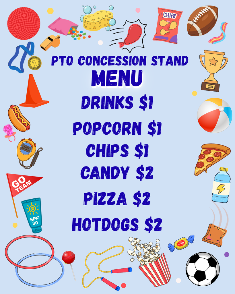 PTO Concession Menu