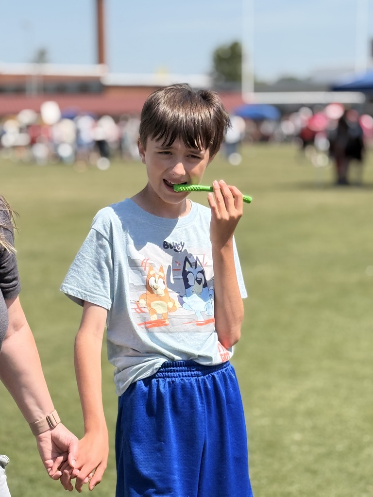Student at the Special Olympics.