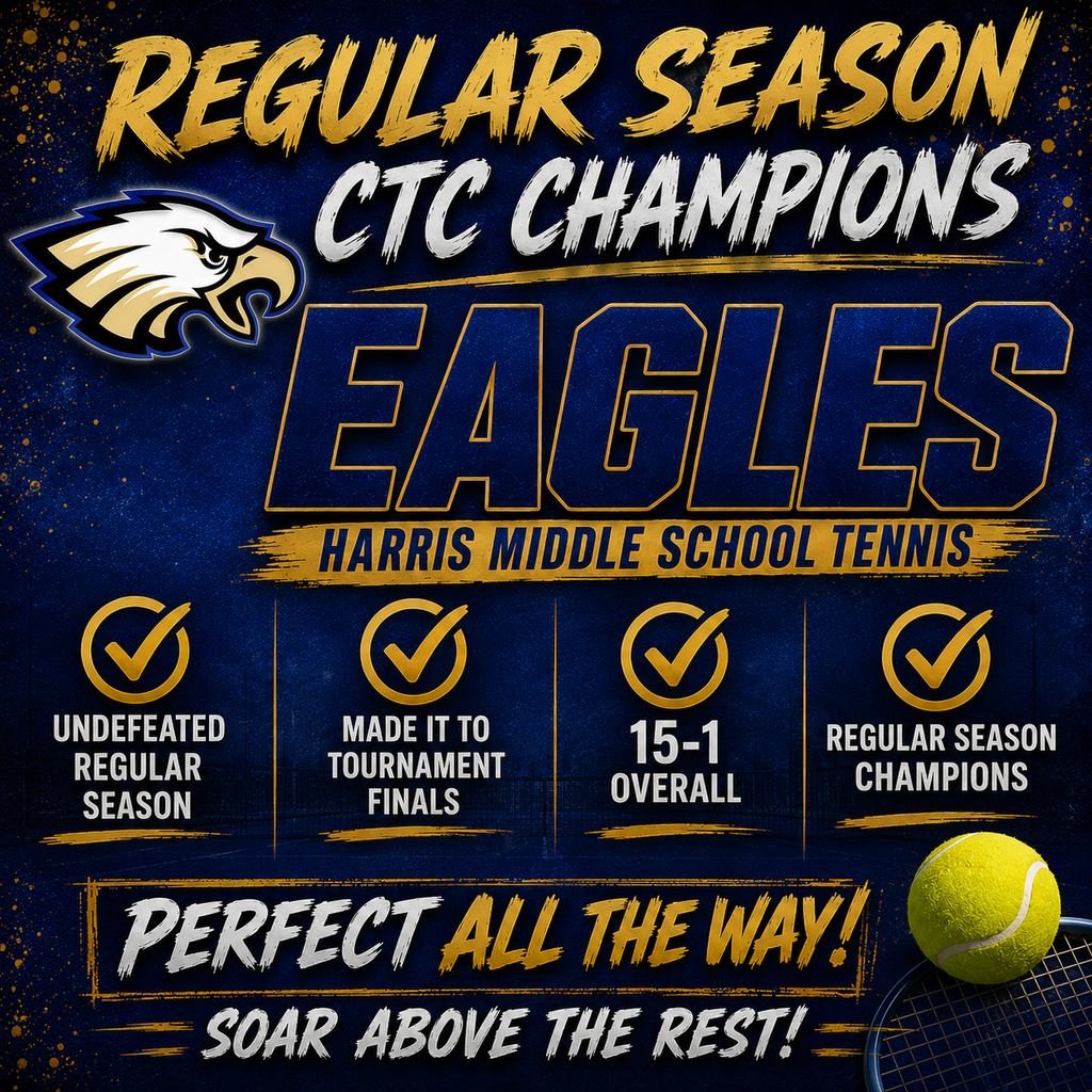 HMS Varsity Tennis Eagles Undefeated Reguakr Season, 2026 CTC Regular Season Champions, and made it to the finals of the playoffs.