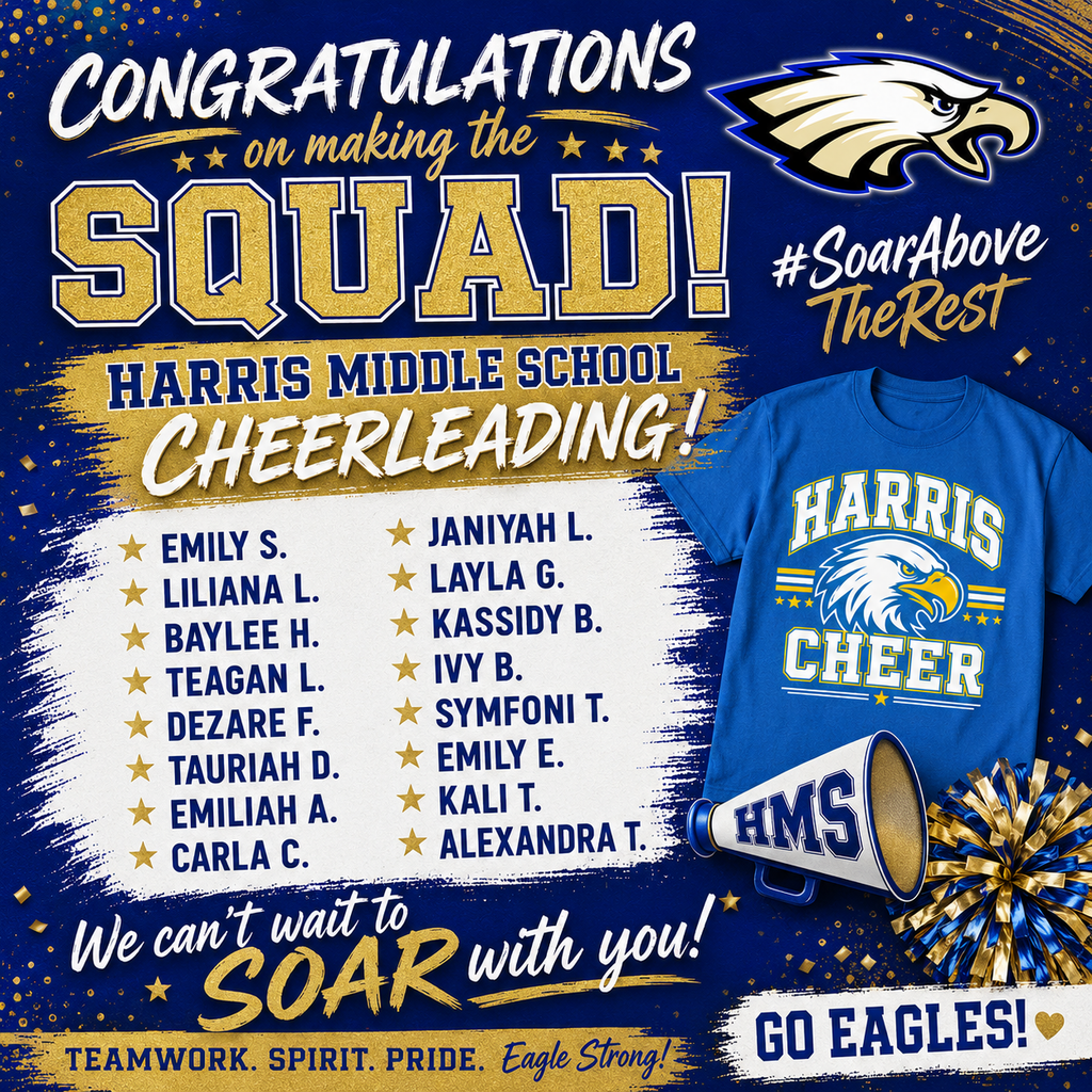 2026-2027 HMS Cheerleading Squad