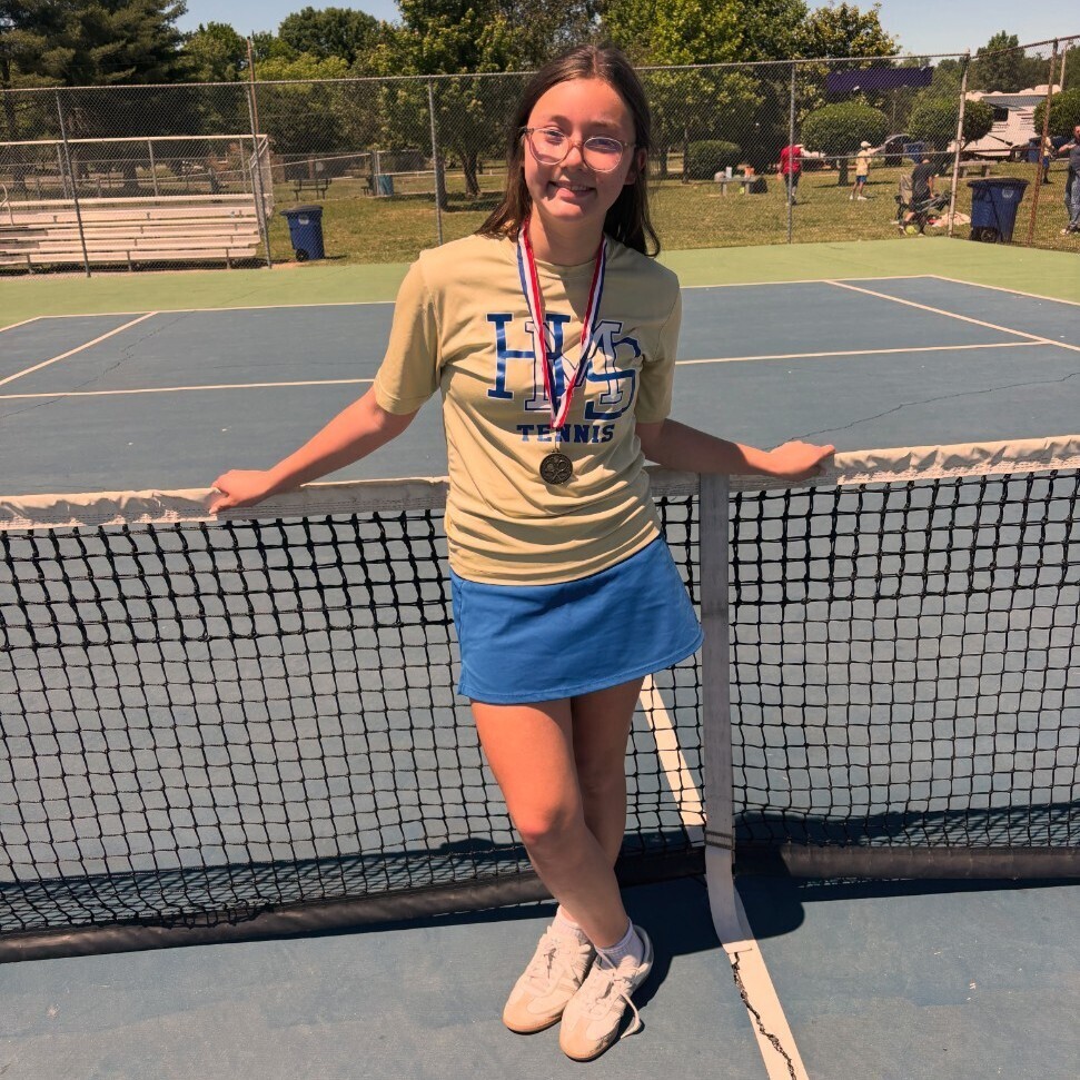 CTC Junior Varsity Girls Tennis Singles Champion Adaley Anchondo