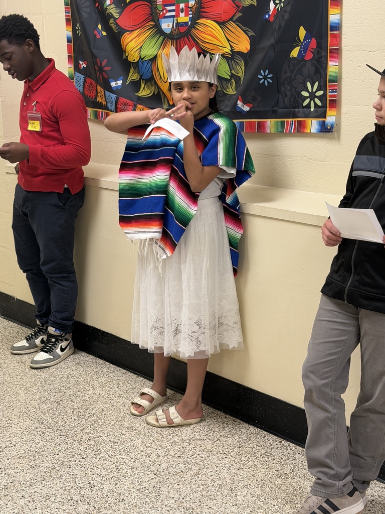 Student dressed up as Mayan Queen