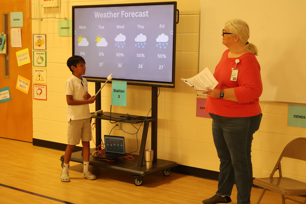 A student is participating in a role in the Amazing Shake competition. 