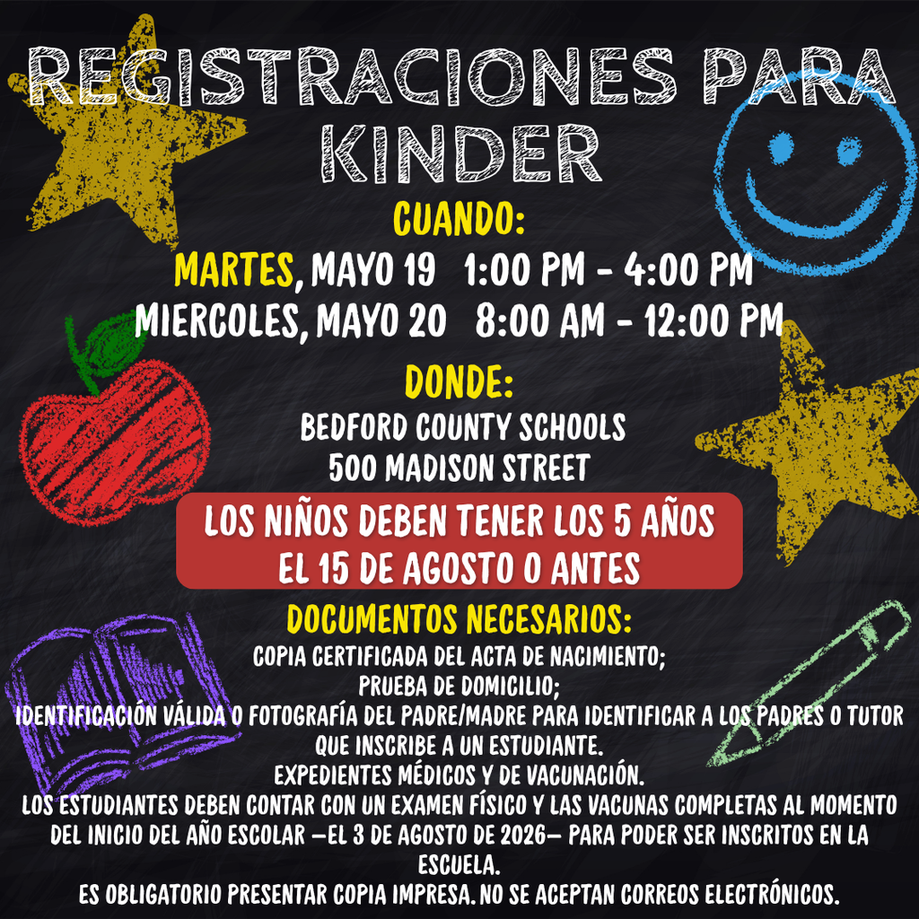 Kindergarten Registration